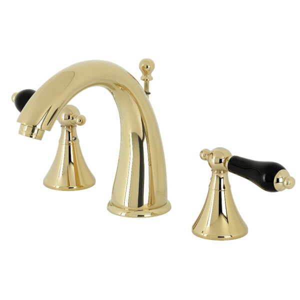 KS2972PKL Duchess Widespread Bathroom Faucet W/ Brass Pop-Up, Brass